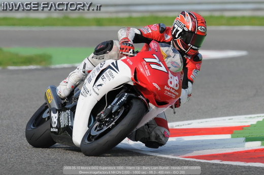 2009-05-10 Monza 0432 Superstock 1000 - Warm Up - Barry Liam Burrell - Honda CBR1000RR